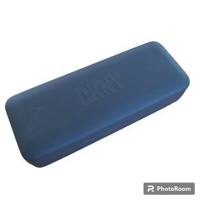 DKNY Black Hard Shell Hinged Glasses Case Replacement Eye Glasses Readers Case